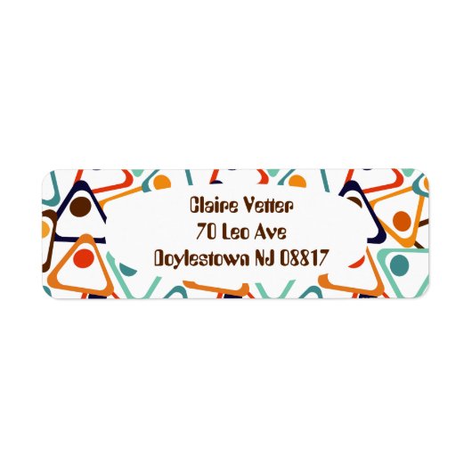 小さい70s三角形 ラベル (正面)