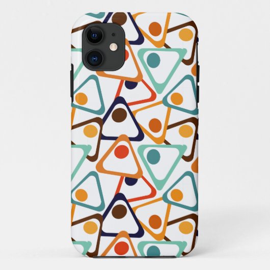 小さい70s三角形 Case-Mate iPhoneケース (裏面)
