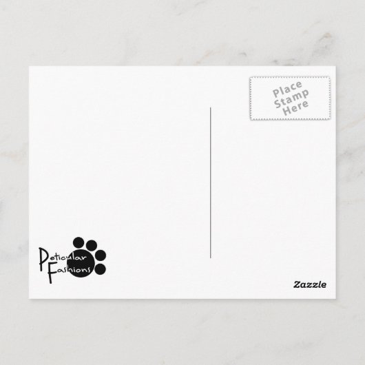 小さい ポストカード (裏面)