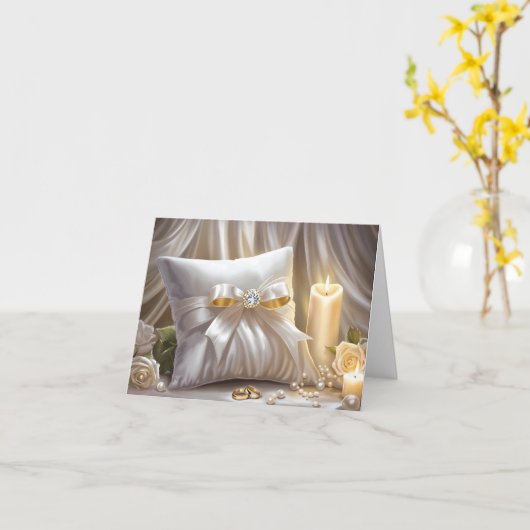  小さい、4" x 5.6" カード (黄色い花)