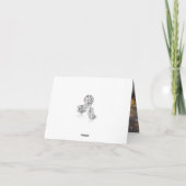  小さい、4" x 5.6" カード (裏面)