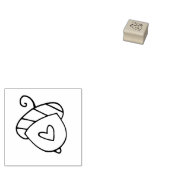 小さいAcorn 2 1x1インチ ラバースタンプ (押印)