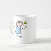 小さいAnge (フランスのの少し天使) コーヒーマグカップ (正面左)