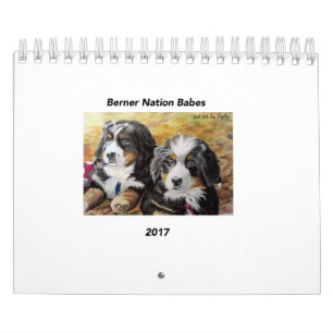 小さいBernerの国家の可愛い人2017のカレンダー カレンダー