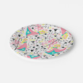 小さいBoはプレートパーティーののぞきます ペーパープレート (アングル)