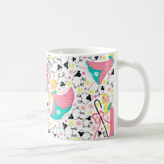 小さいBoはマグのぞきます コーヒーマグカップ (右)