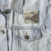 小さいChateletおよび小さいPontの眺め 缶バッジ (インサイチュ)