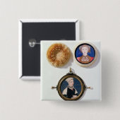 小さいCleves、1539年およびジェーンのアン 缶バッジ (正面&裏面)