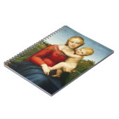 小さいCowperマドンナ、c.1505 (パネルの油) ノートブック (左側)