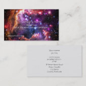 小さいMagellanic雲の星明かりのウィングチップ 名刺 (正面/裏面)