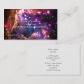 小さいMagellanic雲の星明かりのウィングチップ 名刺 (正面/裏面)