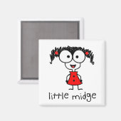 小さいMidgeの磁石 マグネット (正面/裏面)