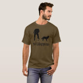 小さいMunsterlander Tシャツ (正面フル)