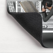 小さいrat de bibliothequee (本の虫) マウスパッド (コーナー)