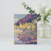 小さいSaleveの足のフェルディナントHodler- ポストカード (スタンド正面)