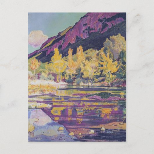 小さいSaleveの足のフェルディナントHodler- ポストカード (正面)