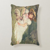 小さいShepherdess アクセントクッション (正面(垂直))