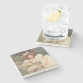 小さいShepherdess ストーンコースター (横)