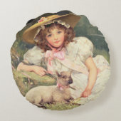 小さいShepherdess ラウンドクッション (裏面)