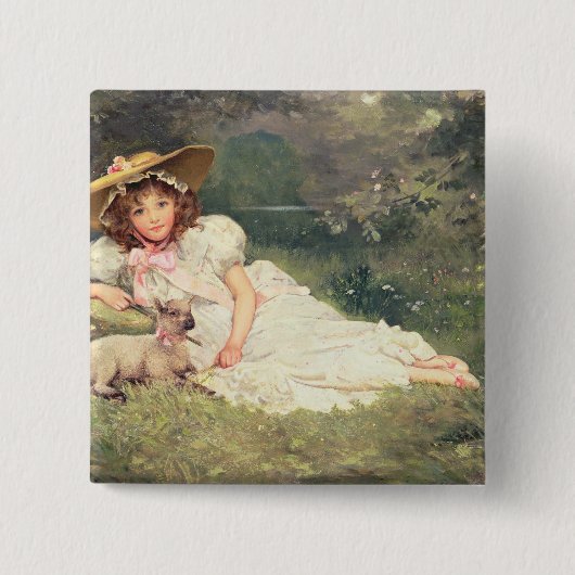 小さいShepherdess 缶バッジ (正面)