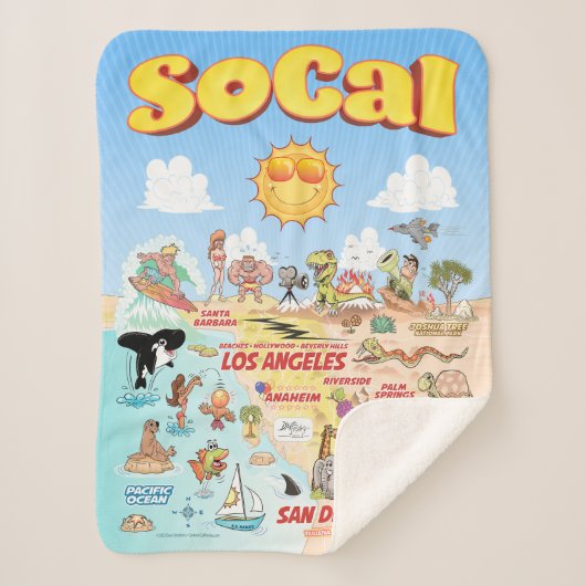 小さいSoCal シェルパブランケット (正面)