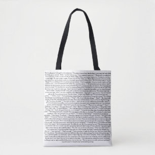 小さいText Literary王子のトートバック トートバッグ