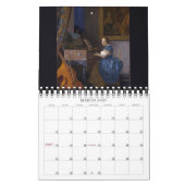 小さいVermeer 2016 カレンダー (3月 2027)