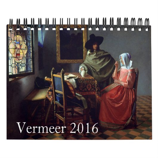 小さいVermeer 2016 カレンダー (カバー)
