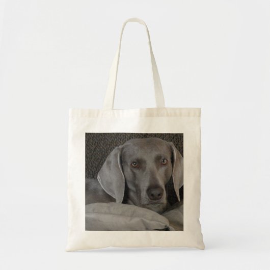 小さいWeimaranerのトートバック トートバッグ (正面)