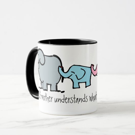 小さいwobbliesの母の日のマグ マグカップ (正面左)