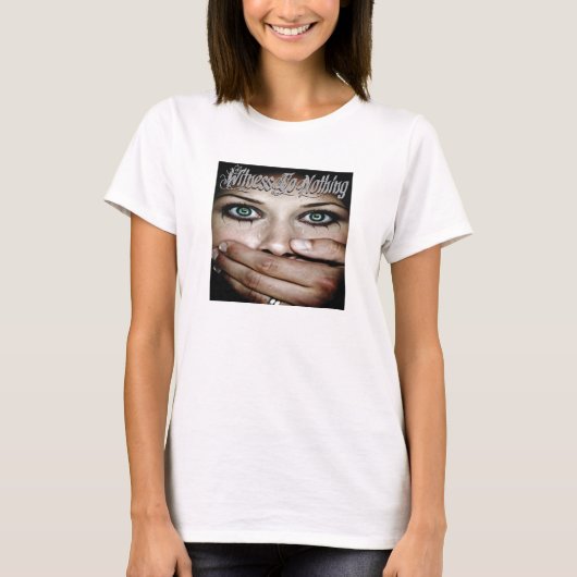 小さいWTNのロゴの女性 Tシャツ (正面)