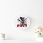 小さいZion ラウンド壁時計 (ホーム)