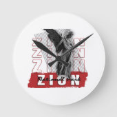 小さいZion ラウンド壁時計 (正面)