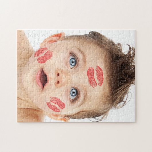 小さくかわいいキューピッドの写真 ジグソーパズル (横)