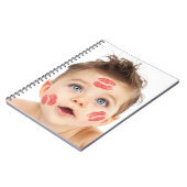 小さくかわいいキューピッドの写真 ノートブック (左側)