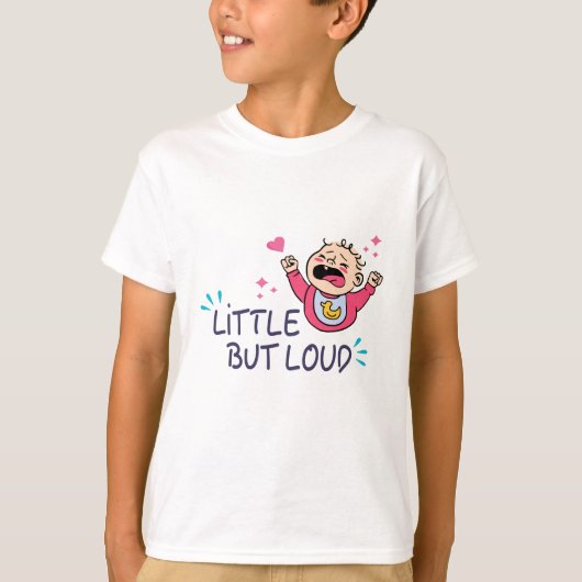 小さくてうるさい Tシャツ (正面)