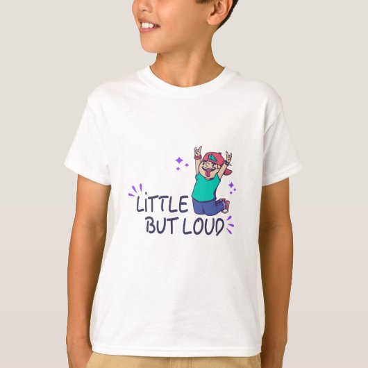 小さくてもうるさい Tシャツ (正面)