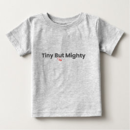 小さくても力強いかわいい子供グラフィックTシャツ ベビーTシャツ