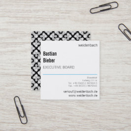 小さくても大胆 スクエア名刺