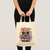 小さくても強いチワワTシャツ トートバッグ (正面(商品))