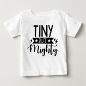 小さくても強いデザイン ベビーTシャツ (正面)