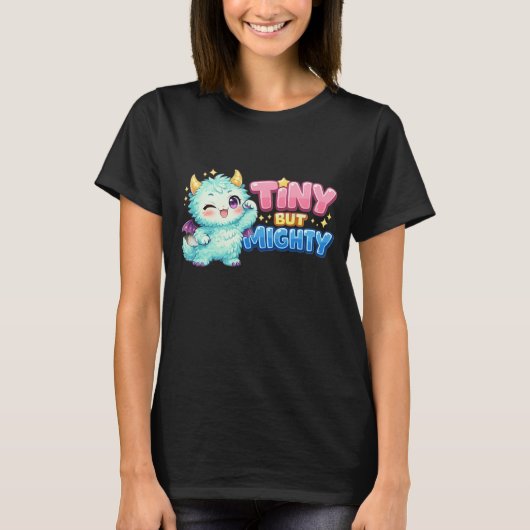 小さくても強いドラゴン Tシャツ (正面)