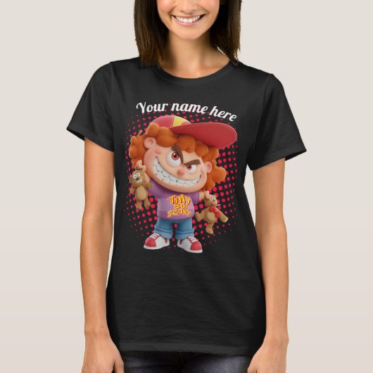 小さくても怖い Tシャツ (正面)