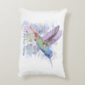 小さくて勇猛な名言 おとぎの国のルフォススズメ アクセントクッション (裏面(縦))