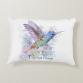 小さくて勇猛な名言 おとぎの国のルフォススズメ アクセントクッション (裏面)