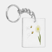 小さくて可愛いハチ二匹 キーホルダー (正面左)