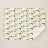 小さくて可愛いハチ二匹 シェルパブランケット (正面(横))