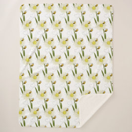 小さくて可愛いハチ二匹 シェルパブランケット