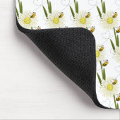 小さくて可愛いハチ二匹 マウスパッド (コーナー)