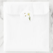 小さくて可愛いハチ二匹 ラウンドシール (バッグ)